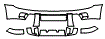 2003 Chevrolet TrailBlazer LS Bumper Kit - PPF