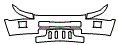 2018 Chevrolet Silverado 3500HD High Country Dual Rear Wheel Bumper Kit - PPF
