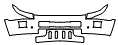 2018 Chevrolet Silverado  LTZ Dual Rear Wheel Bumper Kit - PPF