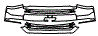2016 Chevrolet Silverado Grille Kit - PPF