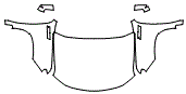 2022 Chevrolet Silverado LTD (Previous Generation) LT Full Hood, Full Fender and Mirror Kit