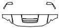 2023 Chevrolet Silverado HD  WT Hood, Fender and Mirror Kit - PPF