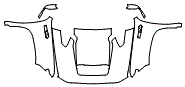 2022 Chevrolet Silverado HD 2500 High Country Full Hood, Fender and Mirror Kit - PPF