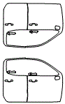 2020 Chevrolet Silverado Door Kit - PPF