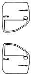 2025 Chevrolet Silverado HD 2500 WT Door Kit