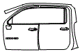 2021 Chevrolet Silverado Door and A-Pillar Kit - PPF