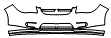 2008 Chevrolet Cobalt Coupe SS Grille and Bumper Kit - PPF