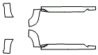 2010 Chevrolet HHR Rocker Panel Kit - PPF