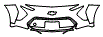 2022 Chevrolet Bo2016 1LT Bumper Kit - PPF
