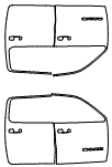 2020 RAM 1500 Laramie Longhorn Door Kit - PPF