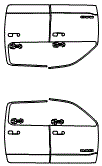 2021 RAM 1500 TRX Door Kit - PPF