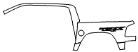 2022 RAM 1500 TRX Rear Fender and A-Pillar Kit - PPF