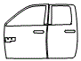 2020 RAM 1500 Classic Door Kit - PPF