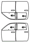 2023 RAM 3500 Door Kit - PPF