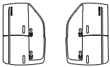 2022 RAM 2500 Door Kit - PPF