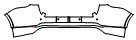 2026 DODGE DURANGO SRT HELLCAT JAILBREAK  Rear Bumper Kit