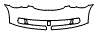 2008 Chrysler PT Cruiser Limited Sedan Bumper Kit - PPF