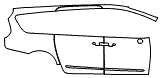2022 Chrysler Pacifica Rear Fender and Door Kit - PPF