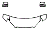 2014 Chrysler 200 Hood, Fender and Mirror Kit - PPF