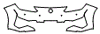 2017 Acura NSX Upper Rear Bumper Kit - PPF