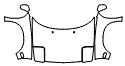 2001 Acura NSX Full Hood, Fender and Mirror Kit - PPF