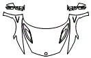 2019 Acura NSX Full Hood, Fender and Mirror Kit - PPF