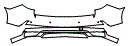 2019 Acura MDX Rear Bumper Kit - PPF