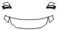 2023 Acura MDX Bikini Hood, Fender and Mirror Kit - PPF