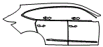 2022 Acura MDX Door and Rear Fender Kit - PPF