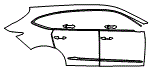 2022 Acura MDX Door and Rear Fender Kit - PPF