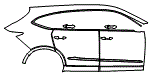 2024 Acura MDX Type S Door and Rear Fender Kit - PPF