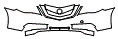 2009 Acura RL Grille and Bumper Kit - PPF