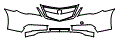 2012 Acura RL Grille and Bumper Kit - PPF
