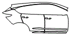 2023 Acura RDX Door and Rear Fender Kit - PPF