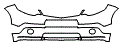 2008 Acura RDX Lower Bumper and Upper Bumper Kit - PPF