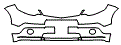 2009 Acura RDX Lower Bumper and Upper Bumper Kit - PPF