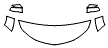 2025 Acura Rdx Advance Bikini Hood, Fender and Mirror Kit