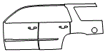 2015 Cadillac Escalade Standard Wheel Base Door and Rear Fender Kit - PPF