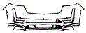 2023 Cadillac Escalade  Premium Luxury Bumper Kit - PPF
