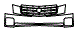 2005 Cadillac CTS Grille and Bumper Kit - PPF