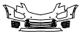 2020 Cadillac XT5 Sport Bumper Kit - PPF