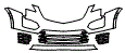 2023 Cadillac XT5 Bumper Kit - PPF
