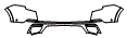 2024 Cadillac XT5 Luxury Rear Bumper Kit - PPF