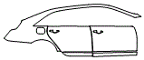 2020 Cadillac CT6 Door and Rear Fender Kit - PPF