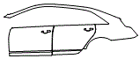 2020 Cadillac CT6-V Door and Rear Fender Kit - PPF