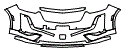 2024 Cadillac XT6 Bumper Kit - PPF