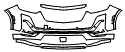 2024 Cadillac XT6 Bumper Kit - PPF