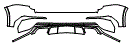 2024 Cadillac XT6 Rear Bumper Kit - PPF