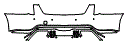 2026 CADILLAC CT5 V-SERIES BLACKWING  Rear Bumper Kit