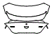 2022 Cadillac CT4 Trunk Lid Kit - PPF
